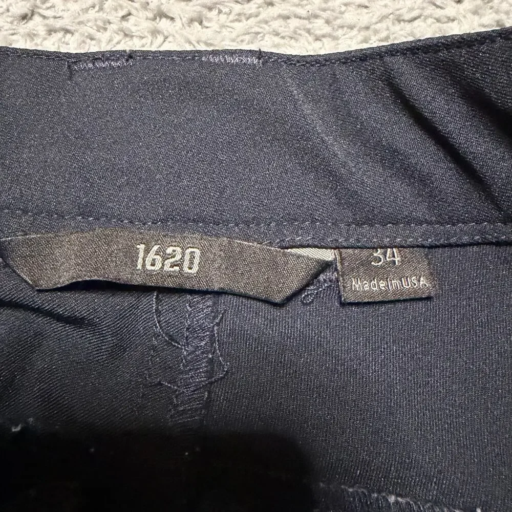 1620 Shorts Men’s 34 Navy Blue Performance Workwear Utility Stretch Made USA